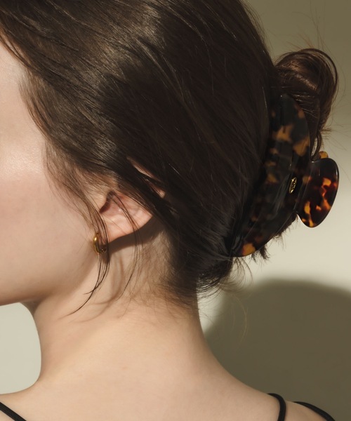 muku（ムク）の「HAIR CLIP/BEKKO（バレッタ/ヘアクリップ・レディース・ブラウン・FREE）」の2枚目の写真
