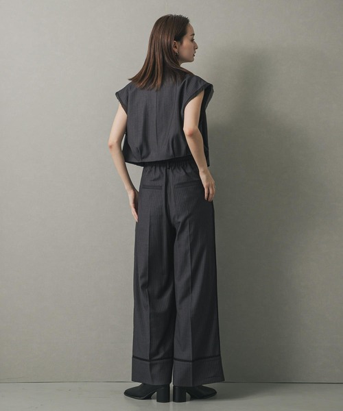 SENSE OF PLACE by URBAN RESEARCH(センスオブプレイスバイアーバンリサーチ)の「3タックスラックスワイドパンツ(その他パンツ・レディース・ブラック/グレー系その他・MEDIUM/SMALL)」の14枚目の写真