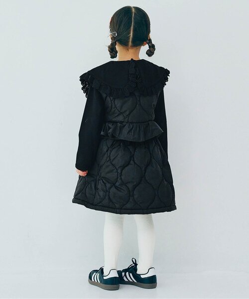 ジュニア対応】ベストとスカートにもなるキルティング3WAYジャンスカ