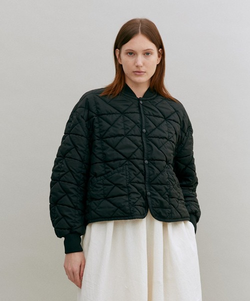 LAVANDAミリタリーブルゾン黒 セール】Black Edition Washed Bomber Jacket Womens / ブラック