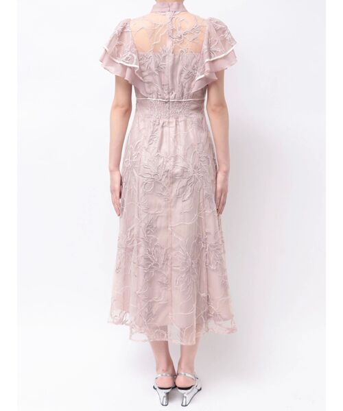 MERCURYDUO 新品★ドレス エンブロイダリーラッフルドレスワンピース（ドレス
