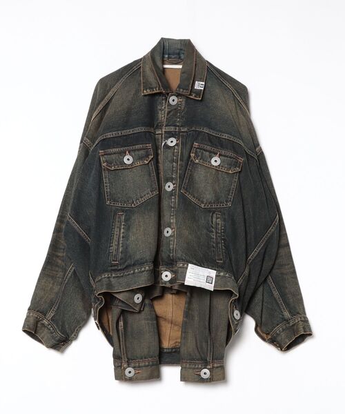 MIHARAYASUHIRO(ミハラヤスヒロ)の「【MIHARAYASUHIRO/ミハラヤスヒロ】FRONT LAYERED DENIM JACKET(デニムジャケット・メンズ・インディゴブルー・46/48)」の4枚目の写真
