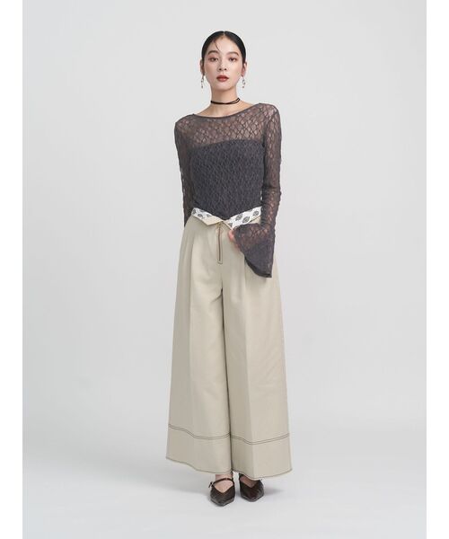 【2024SS】Dickies 別注 ワイドパンツ定価30250円 別注】＜Dickies＞ワイドパンツ