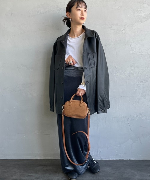 Schott/ショット] ラムレザー カバーオールジャケット（カバーオール