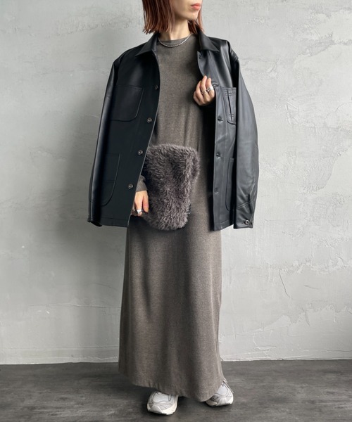 Schott/ショット] ラムレザー カバーオールジャケット（カバーオール