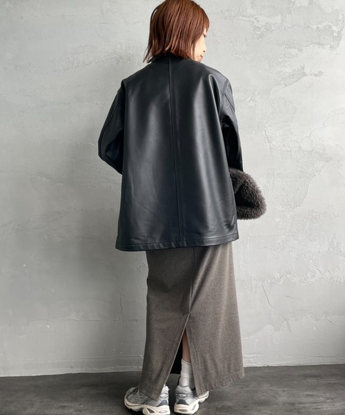 schott（ショット）の「[Schott/ショット] ラムレザー カバーオール