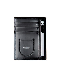 yoshiokubo（ヨシオクボ）の「yoshiokubo ヨシオクボ / YK Card Holder 牛革ガラスレザーミニウォレット カードホルダー / YES25902（財布）」