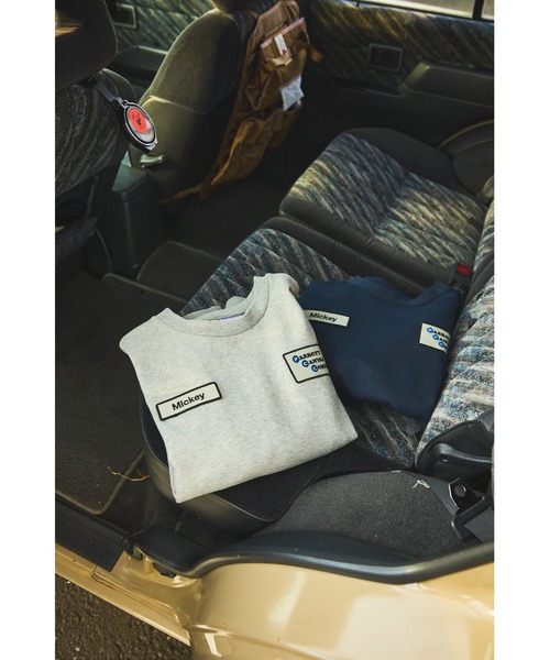 PARROTT CANVAS(パロットキャンバス)の「Wappen Logo Sweat Crew Neck(スウェット・レディース・杢グレー/ネイビー・FREE)」の1枚目の写真