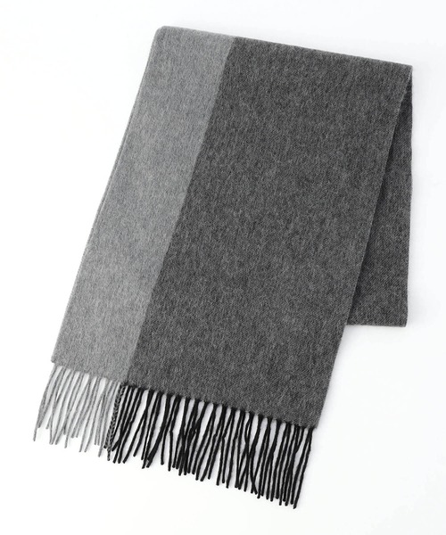 NICOLE CLUB FOR MEN（ニコルクラブフォーメン）の「アラカルトウールマフラー（マフラー・メンズ・ブルー/ブラウン系その他/グレー系その他/ネイビー/ベージュ・FREE）」の2枚目の写真