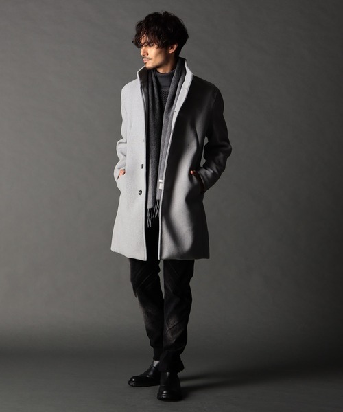 NICOLE CLUB FOR MEN（ニコルクラブフォーメン）の「アラカルトウールマフラー（マフラー・メンズ・ブルー/ブラウン系その他/グレー系その他/ネイビー/ベージュ・FREE）」の8枚目の写真