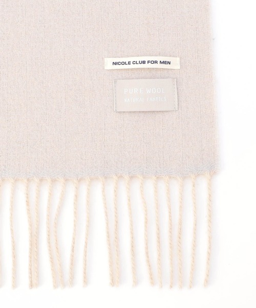 NICOLE CLUB FOR MEN（ニコルクラブフォーメン）の「アラカルトウールマフラー（マフラー・メンズ・ブルー/ブラウン系その他/グレー系その他/ネイビー/ベージュ・FREE）」の15枚目の写真