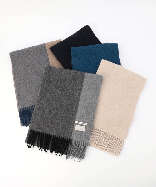 NICOLE CLUB FOR MEN（ニコルクラブフォーメン）の「アラカルトウールマフラー（マフラー・メンズ・ブルー/ブラウン系その他/グレー系その他/ネイビー/ベージュ・FREE）」の17枚目の写真