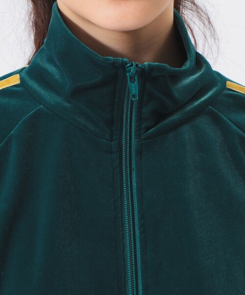 BEAMS BOY(ビームスボーイ)の「【1/15再値下げ】ベロア ライナー フルジップ(パーカー・レディース・ブラック/グリーン・ONE SIZE)」の16枚目の写真