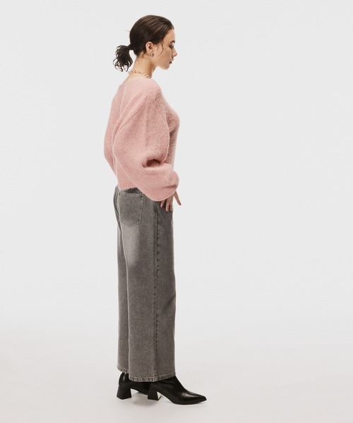 Vネックニットトップス（ニット/セーター）｜coca（coca）（コカ）の