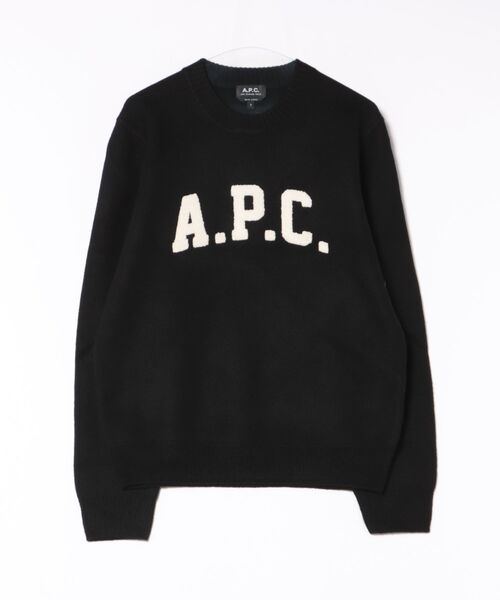 A.P.C.(アーペーセー)の「PULL JAY(ニット/セーター・メンズ・ブラック・XS/S/M/L)」の1枚目の写真