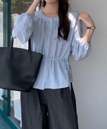 BANICO（バニコ）の「【BANICO】ウエスト紐 シャツブラウス（シャツ/ブラウス）」