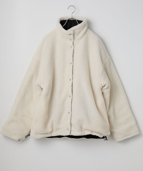 セール】2WAY リバーシブル ボア×キルティング中綿ジャケット