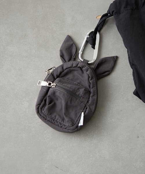 DOD(ディーオーディー)の「【DOD】【バッグ】ウサギンチャク(トートバッグ・レディース・グレー/ブラック/オレンジ・ONE SIZE)」の6枚目の写真