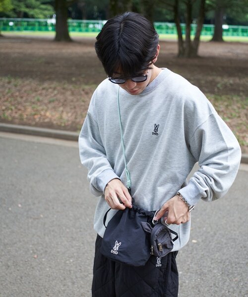 DOD(ディーオーディー)の「【DOD】【バッグ】ウサギンチャク(トートバッグ・レディース・グレー/ブラック/オレンジ・ONE SIZE)」の11枚目の写真