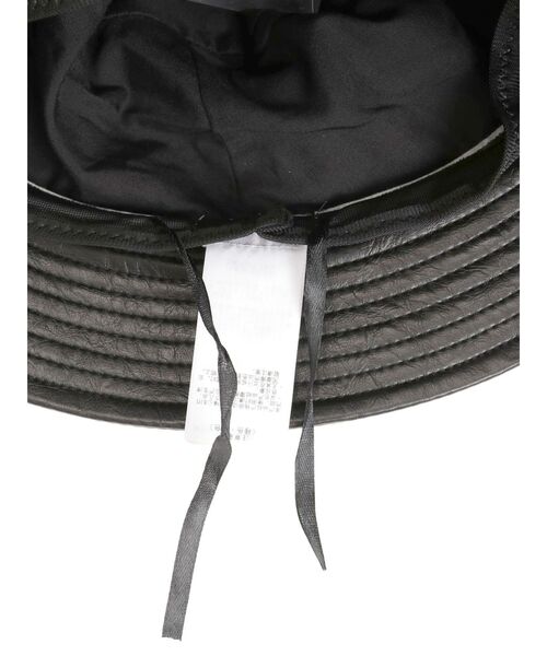 RESEXXY(リゼクシー)の「フェイクレザーバケットハット(ハット・レディース・ブラック/ブラウン・FREE)」の12枚目の写真