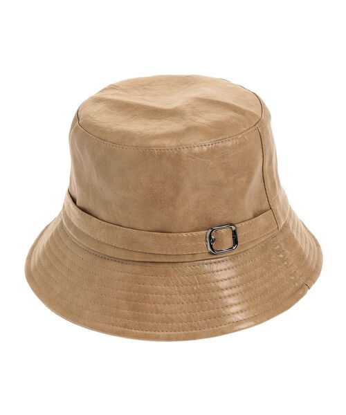 RESEXXY(リゼクシー)の「フェイクレザーバケットハット(ハット・レディース・ブラック/ブラウン・FREE)」の13枚目の写真