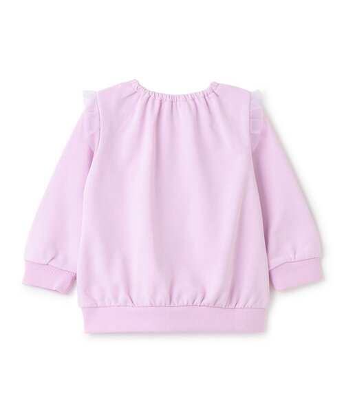 sense of wonder(センスオブワンダー)の「リバティウサギ時計トレーナー(スウェット・キッズ・ピンク/ラベンダー・80cm/90cm/100cm/110cm/120cm)」の3枚目の写真