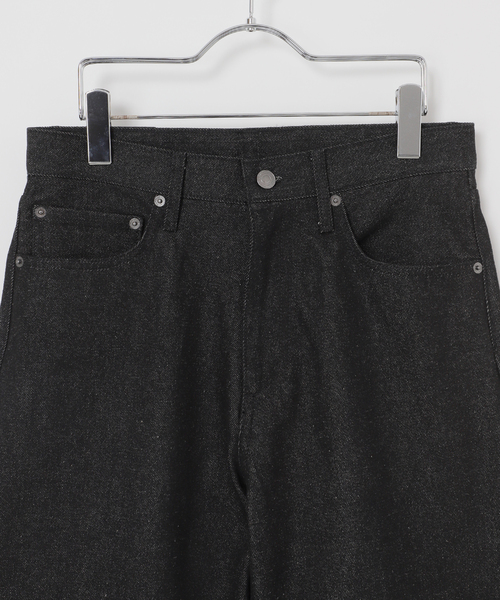 B.C STOCK（ベーセーストック）の「《追加2》12.5oz 5ポケット ワイドリジットデニム（デニムパンツ・メンズ・ネイビー/ブラック・MEDIUM/LARGE）」の11枚目の写真