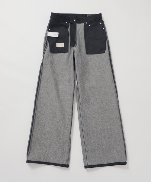 B.C STOCK（ベーセーストック）の「《追加2》12.5oz 5ポケット ワイドリジットデニム（デニムパンツ・メンズ・ネイビー/ブラック・MEDIUM/LARGE）」の21枚目の写真