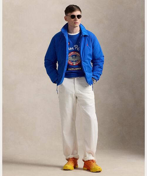 POLO RALPH LAUREN（ポロ ラルフ ローレン）の「チーク インシュレイテッド コーチズ ジャケット（ナイロンジャケット・メンズ・ブルー系1・L/M/S）」の3枚目の写真