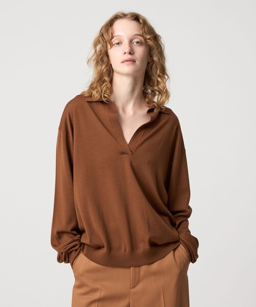 キキ✨6(ROKU) DYE KNIT PULLOVER ニット カシミヤ 6（ロク）の「＜6(ROKU)＞DYE KNIT PULLOVER/ニット（ニット