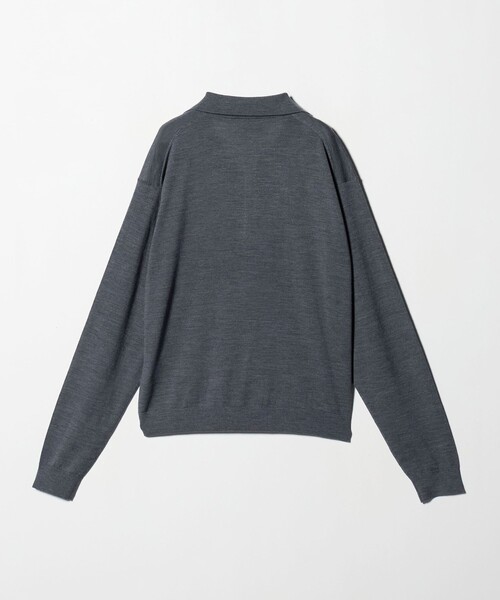 6(ロク)の「<6(ROKU)>ウール ハイゲージ スキッパー ニット(ニット/セーター・レディース・グレー系/ブラウン系・FREE)」の16枚目の写真