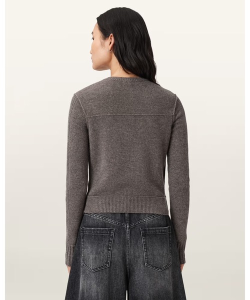 ALLSAINTS(オールセインツ)の「ESTER CASHMERE CARDIGAN | ESTER カシミヤ カーディガン(カーディガン/ボレロ・レディース・ブラウン系その他・S/L/XS/M)」の2枚目の写真