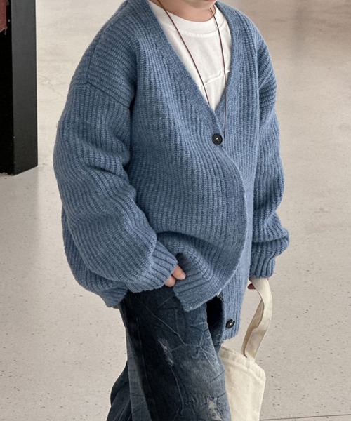 ALBERO PITTI（アルベロピッティ）の「Mﾛｺﾞ袖ﾗｲﾝｶｰﾃﾞｨｶﾞﾝ