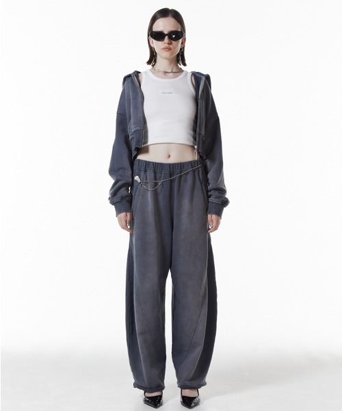 JOSE MOON(ジョゼムーン)の「CROP BIO HOODIE/クロップバイオフーディー(パーカー・レディース・グレー/ブラック・FREE)」の17枚目の写真