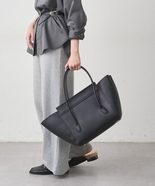 LOUNGEDRESS（ラウンジドレス）の「【&MyuQ / アンドミューク】 OPERIA（トートバッグ・レディース・ブラック/キャメル・FREE）」の3枚目の写真