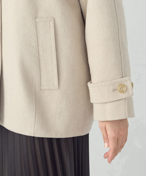 セール】ステンカラーコクーンコート（ステンカラーコート）｜COMME CA