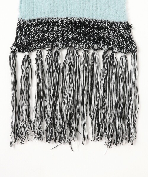 Ray BEAMS(レイビームス)の「ミックス ニット マフラー(マフラー・レディース・レッド/ブルー・ONE SIZE)」の10枚目の写真