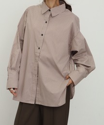 NOGLE | 【NOGLE/ノグル】オーバーストライプシャツ(シャツ/ブラウス)