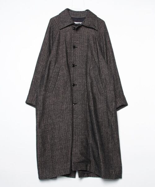 ジャケット・アウター Voaaov BISHU WOOL Stand Collar Long Coat VOAAOV（ヴォアーブ）の「【VOAAOV】BISHU RECYCLE RIDGE WOOL