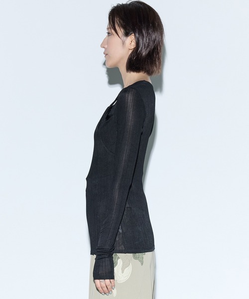 MURRAL/ミューラル】Twist tops/ツイストトップス（Tシャツ/カットソー