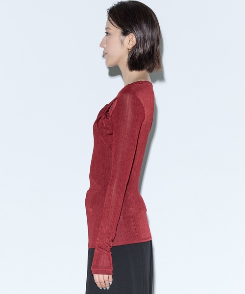 MURRAL/ミューラル】Twist tops/ツイストトップス（Tシャツ/カットソー