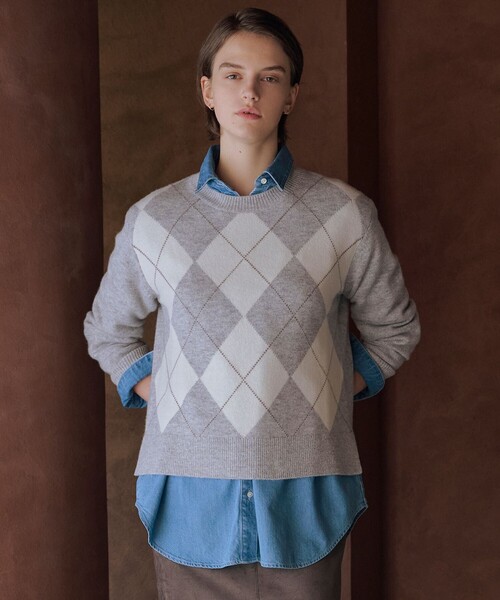 セール】CASHBIT NEO アーガイル ニット（ニット/セーター）｜J.PRESS