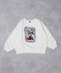 Life Support Products(ライフサポートプロダクツ)のビッグシルエットフォトプリントトレ−ナ−(スウェット)