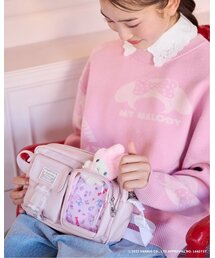 pom ponette junior（ポンポネットジュニア）の「【マイメロディ/クロミ】カジュアルショルダーバッグ（ショルダーバッグ）」