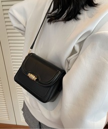 レトロ ミニマル スクエア ショルダーバッグ