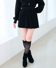 MAJESTIC LEGON | ニットプリーツミニスカート(スカート)
