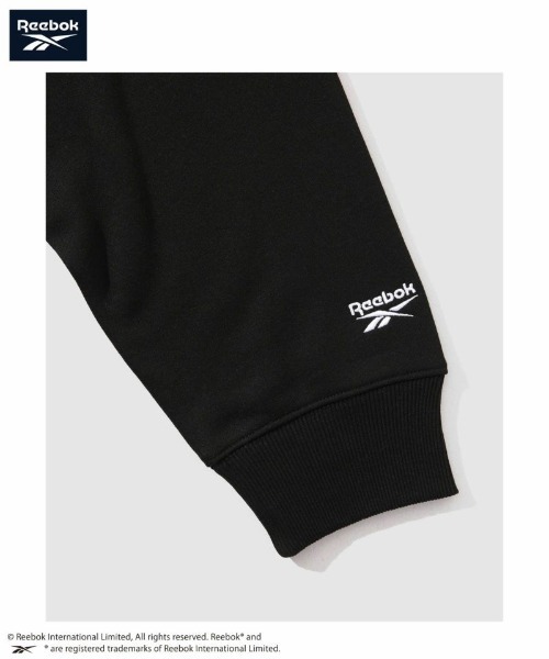 Reebok(リーボック)の「【別注】Reebok ワッペンロゴスウエット(スウェット・メンズ・ブラック/アッシュグレー/グリーン系・M/L/XL)」の5枚目の写真