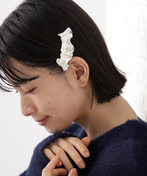 THE SHOP TK （ザ ショップ ティーケー ）の「アンティーク風メタルクリップ（その他ヘアアクセサリー・レディース・シルバー/ゴールド・00）」の3枚目の写真