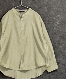SHISKY（シスキー）の「無地レギュラー バンドカラー オーバーシャツ（シャツ/ブラウス）」