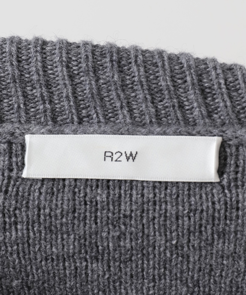セール】【R2W/アールツーダブリュー】CROP TURTLE KNIT（ニット